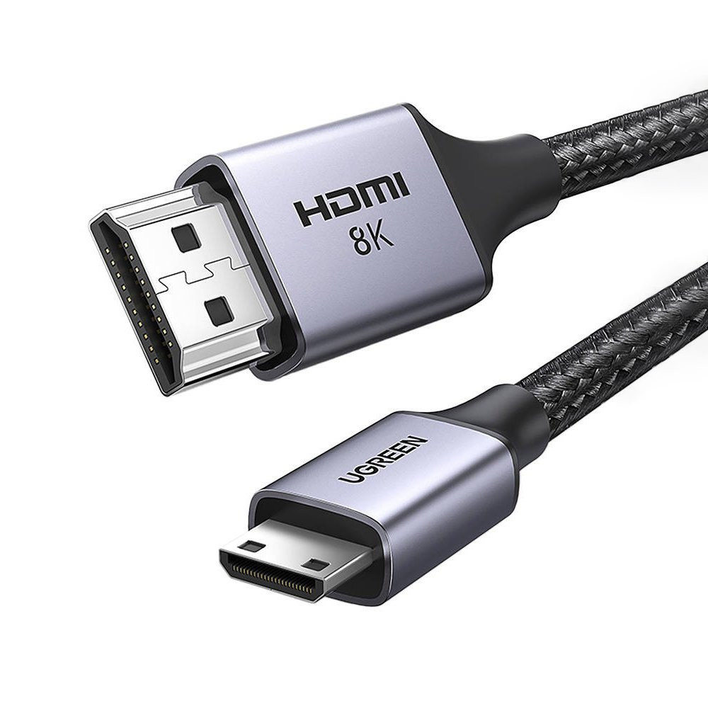 Cable MINI HDMI adapter cable - HDMI 8K 2M gray
