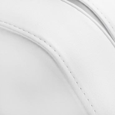 COSMETIC CHAIR 557A mit zwei Cuvetten in Weiß — Detailaufnahme Sitz