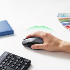 Wireless mouse and computer keyboard 2.4GHz black