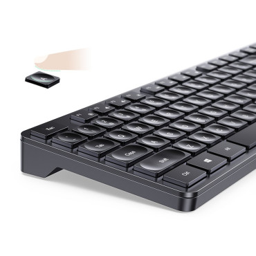 Clavier sans fil pour Numlock 2.4GHz Noir