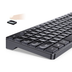 Trådlöst tangentbord för numlock 2.4GHz svart