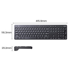 Trådlöst tangentbord för numlock 2.4GHz svart