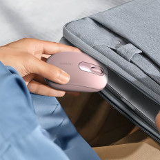 Trådlös mus till USB 2.4GHz Pink Computer