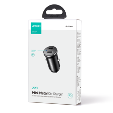 Mini carregador de carro para 30W 2X Cigarro Isqueiro 2x Metal USB-C Preto
