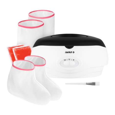 PARAFFINER iWAX 300W WHITE XXL SET — zusammen gezeigt