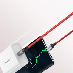 Kabelkabel i USB-C-kort - USB-C 2,0 3A röd