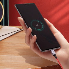 Kabelkabel in USB-C-Slot - USB-C 2.0 3A rot