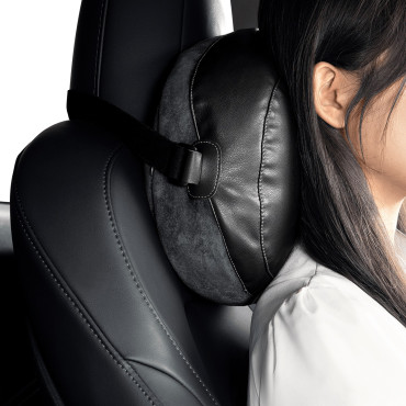 Car headrest pillow with 2 COMFORTRIDE SERIES CHARGE
