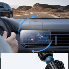 Suporte de carro magnético 15w Forger Channer Preto