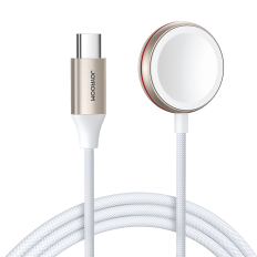 Cargador de inducción para Apple Ver USB-C 1.2m Blanco