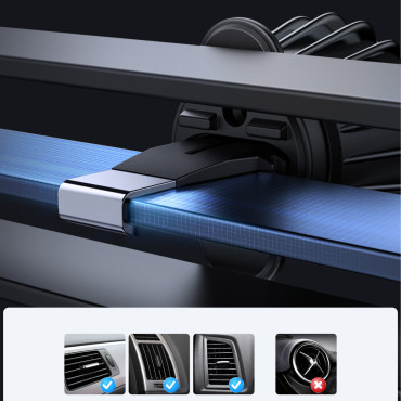 Magnetický držiak vozidla 15W Forger Channer Black