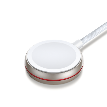 Φορτιστής επαγωγής για Apple Παρακολουθήστε το USB-C 1.2m Λευκό