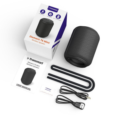 Mini brezžični zvočnik Tronsmart T6 Bluetooth 5.3 15W Črna
