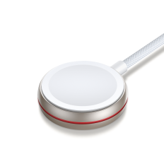 2in1 lynkabel for iPhone og induksjonslader for Apple Se usb-c 1.5m Hvit