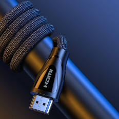 Fio de fio de cabo com conectores HDMI 2.1 8K / 4K 3m preto