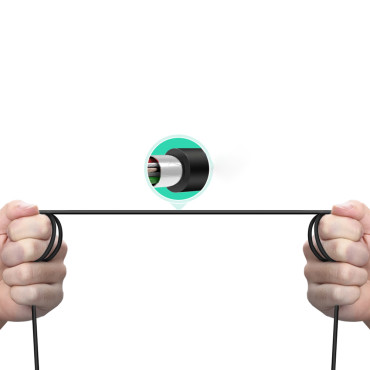 Filo per cavi per stampante USB-C Fax - USB-B 1M nero