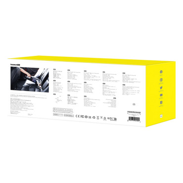 Aspirador de carro manual Baseus Ap02 6000pa 130w preto