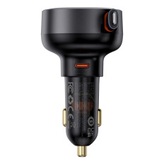 Carregador de carros com calma enrolado para iPhone Relâmpago USB-C 60W