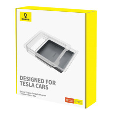 Arrangør T-Space Skuff for Tesla Modell 3 / Y Middle Grey Console