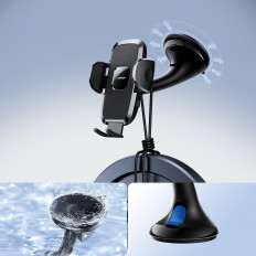 Alça de carro mecânica universal para um vidro preto do telefone da cockpit