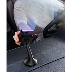 Alça de carro mecânica universal para um vidro preto do telefone da cockpit