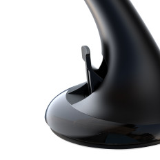 Tenedor de coche magnético Universal para un teléfono de la cabina de vidrio negro