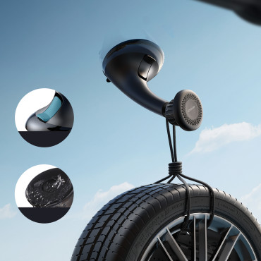 Magnetisk bilhållare Universal för en cockpit telefon svart glas