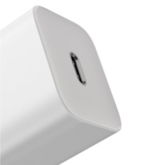 Hitro 4W 3A Omrežni polnilnik z USB-C 1M beli kabel