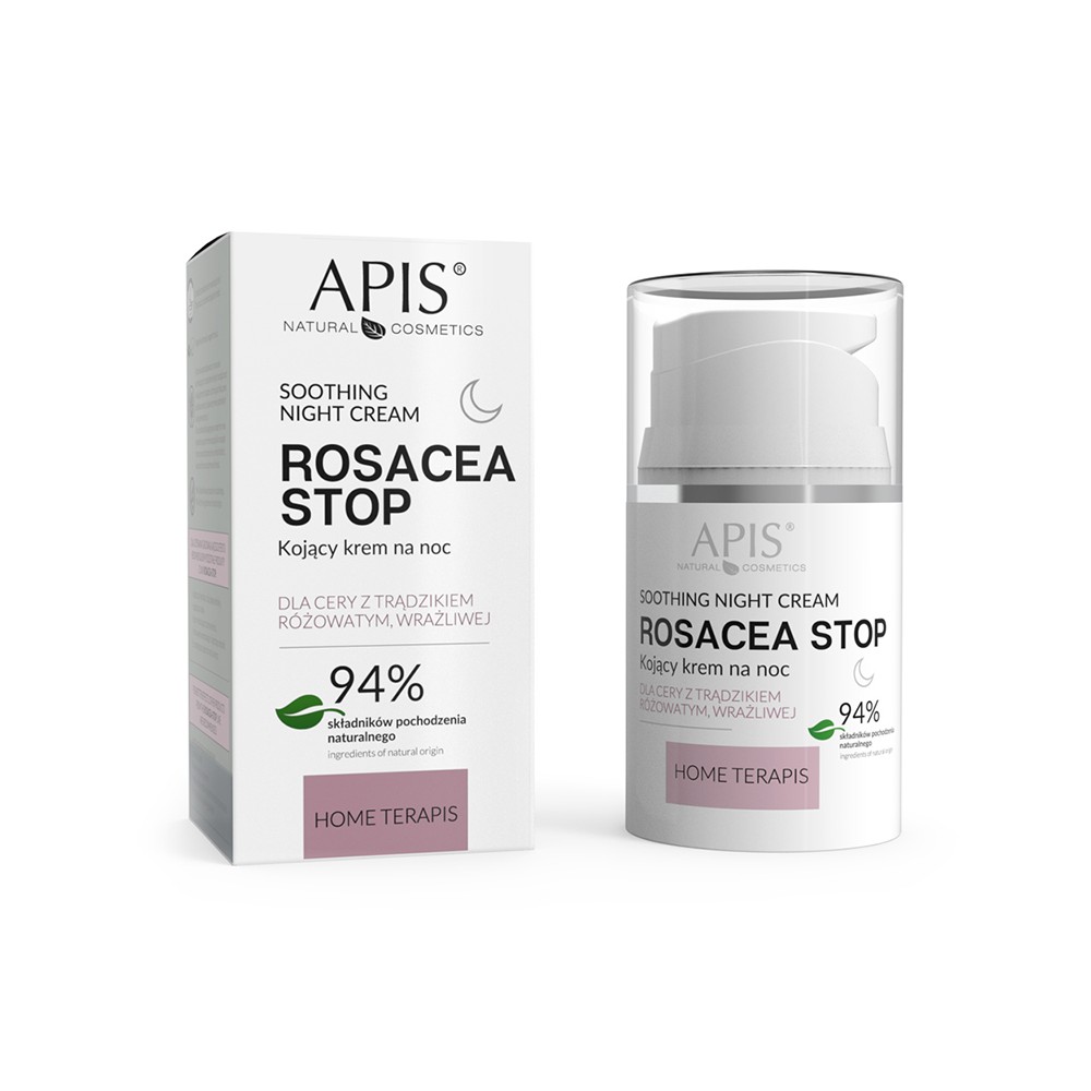 APIS ROSACEA- STOP Pomirjujoča nočna krema Home terApis 50 ml — sprednji pogled