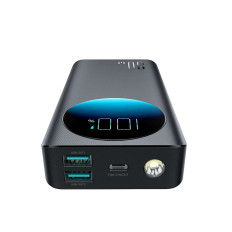 Powerbank s 30W 20000mah svjetiljkom + USB-a kabel - USB-C 25cm crno