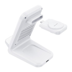 4in1 carregador de carga CHOLYC T608 15W carregador de indução branco