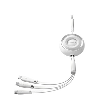 3in1 Farverig kabel USB-A...
