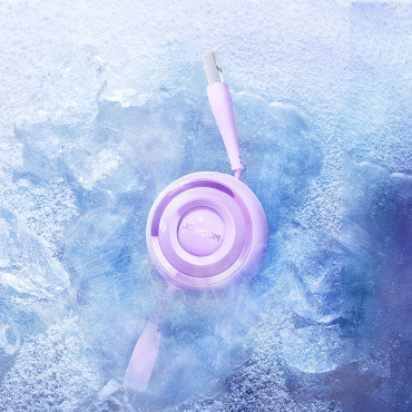 3in1 Colorful Cable Colorful Series USB-A for USB-C / iPhone Lightning / MicroUSB 1M Purple