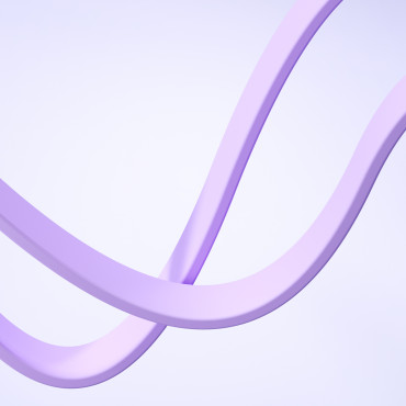 3In1 krāsains kabelis krāsains sērija USB-A USB-C / iPhone zibens / microusb 1m violeta