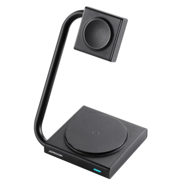 2in1 carregador de indução para relógio e smarda 15w magsafe qi dobrável preto