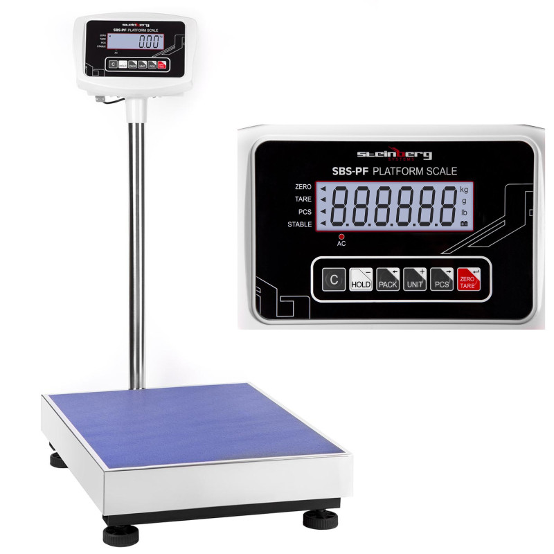 Lao platvormskaal kalkulatsiooniks SBS-PF-150 LCD kuni 150kg