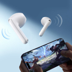 Brezžične slušalke TWS Fundods serije JR-FB1 Bluetooth 5.3 Bela