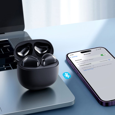 Brezžične slušalke TWS Fundods serije JR-FB1 Bluetooth 5.3 Črna
