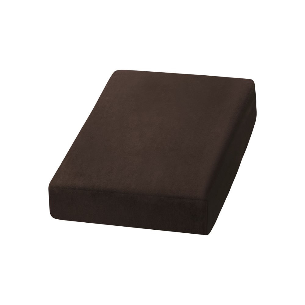 Brun Velourbäddlakan