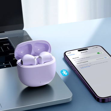Brezžične slušalke TWS Fundods serije JR-FB1 Bluetooth 5.3 Purple