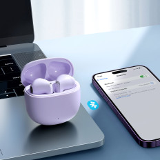 Brezžične slušalke TWS Fundods serije JR-FB1 Bluetooth 5.3 Purple