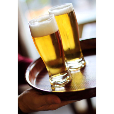 Koka koka neslīdošs paplāte dziļi ar RAID - Round Wed. 36cm