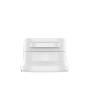 Organizador de porta-titular para cabos e fios magnéticos Branco - Definir 3 PCs.