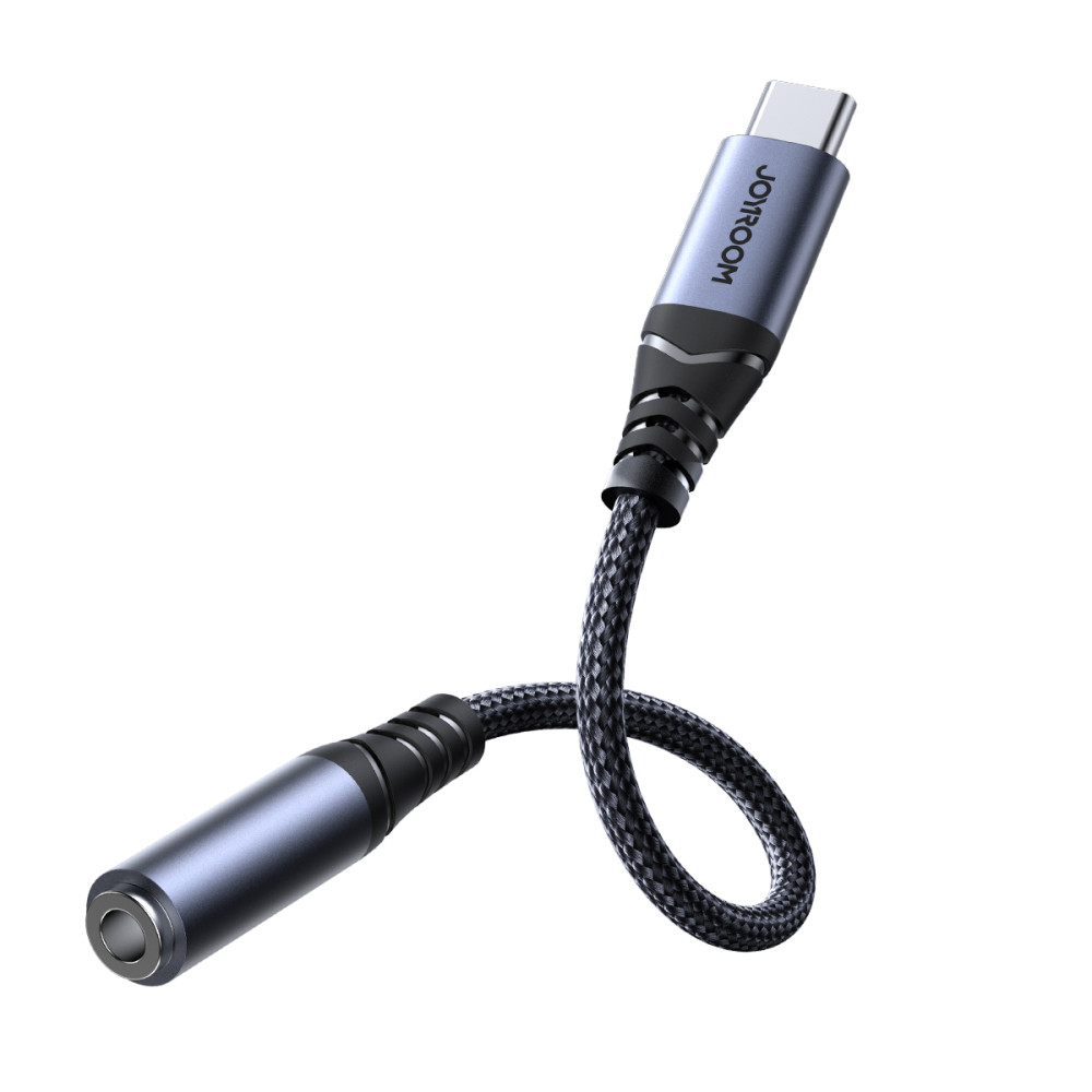 Adaptador adaptador DAC USB-C para mini jack 3.5mm Preto