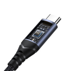 Adaptador adaptador DAC USB-C para mini jack 3.5mm Preto