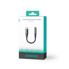 Adapterio adapteris DAC USB-C iki mini lizdas 3.5mm juoda