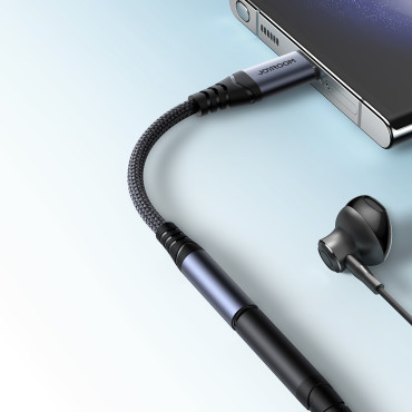 Adapterio adapteris DAC USB-C iki mini lizdas 3.5mm juoda