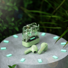 Belaidės ausinės TWS DUDAO U18PRO Bluetooth 5.3 Green