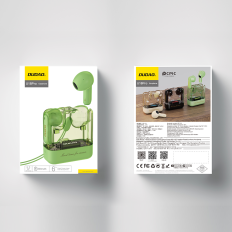 Wireless Headphones TWS Dudao U18PRO Bluetooth 5.3 Green