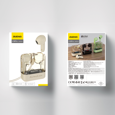 Trådløse hovedtelefoner Tws Dudao U18Pro Bluetooth 5.3 Beige